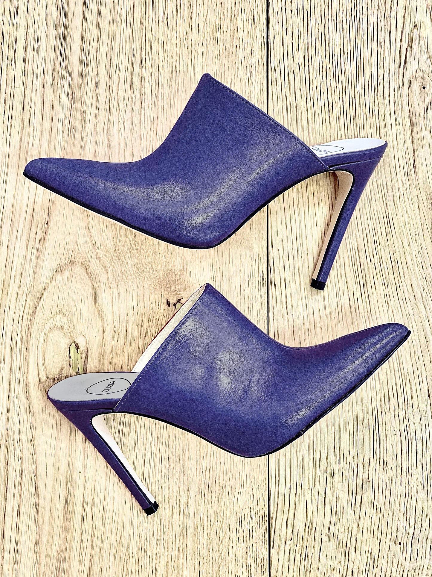 SYLVIE BLUE LEATHER