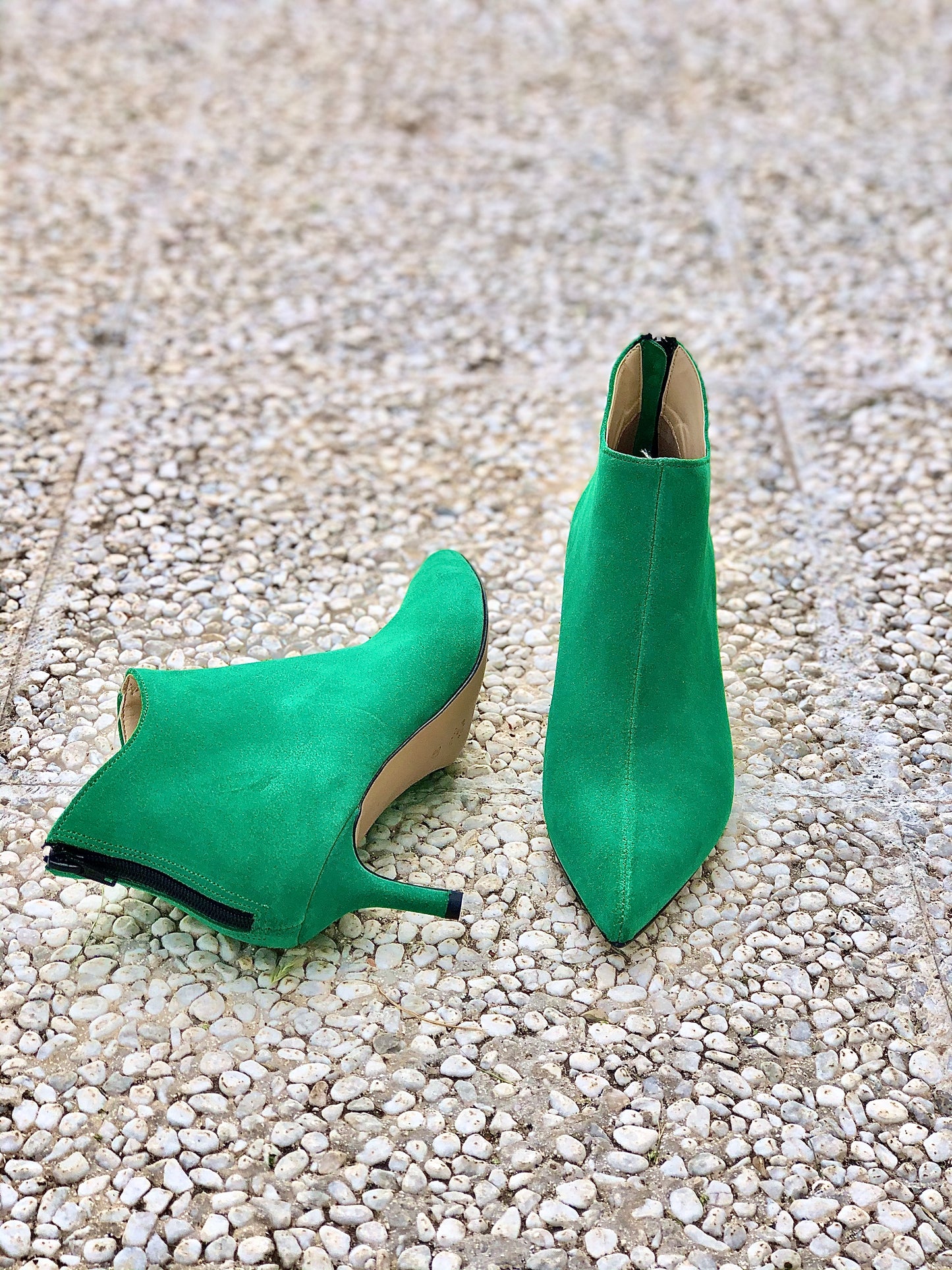 GHITA GREEN SUEDE