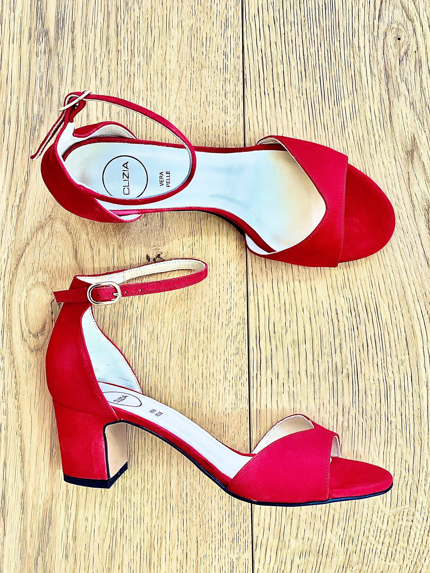 SCARLETT RED SUEDE