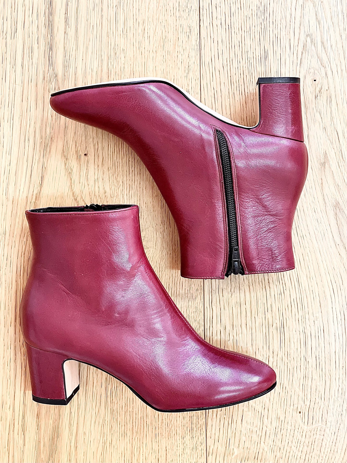 LUCAS BURGUNDY LEATHER