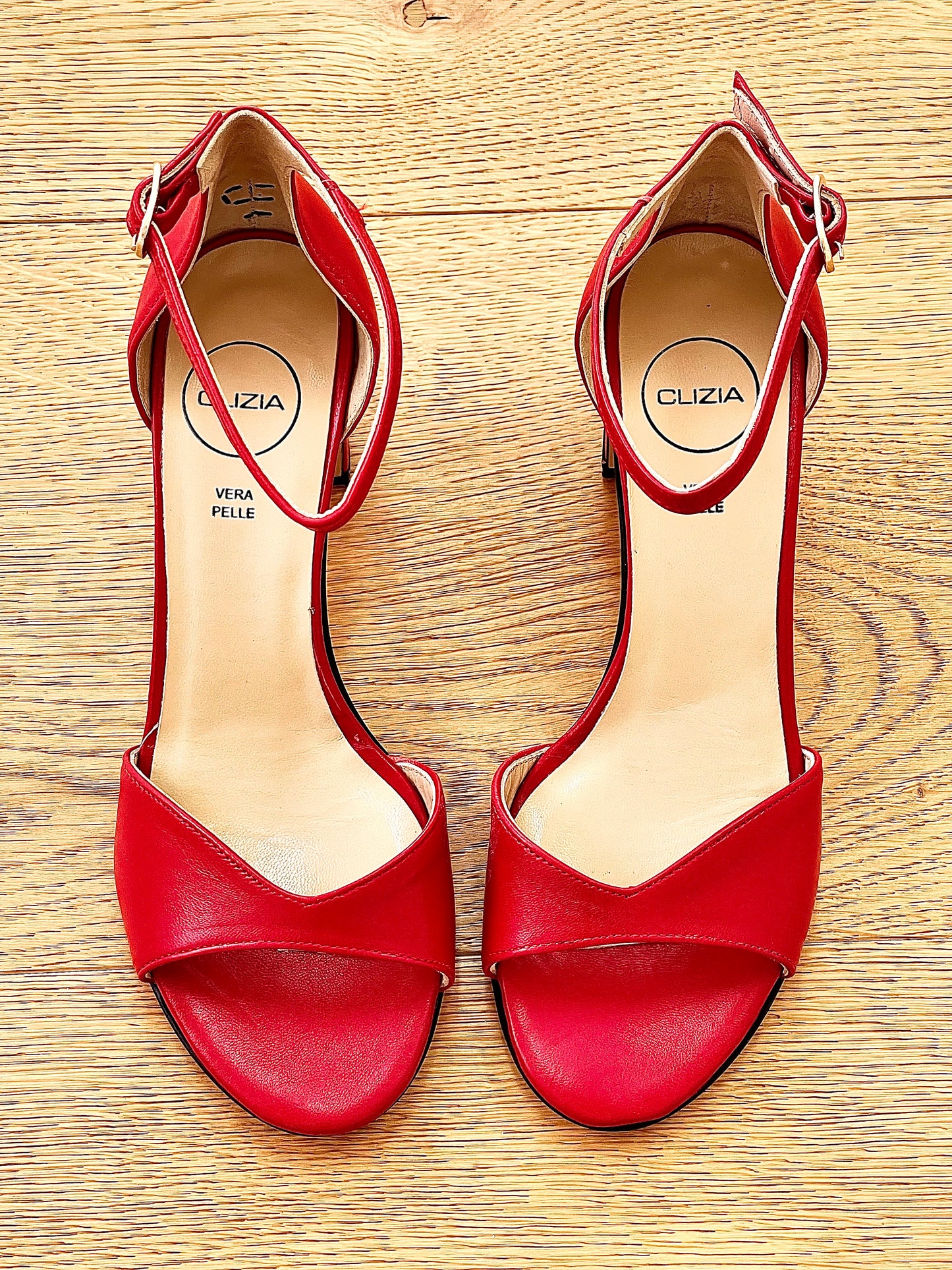 SCARLETT LEATHER RED