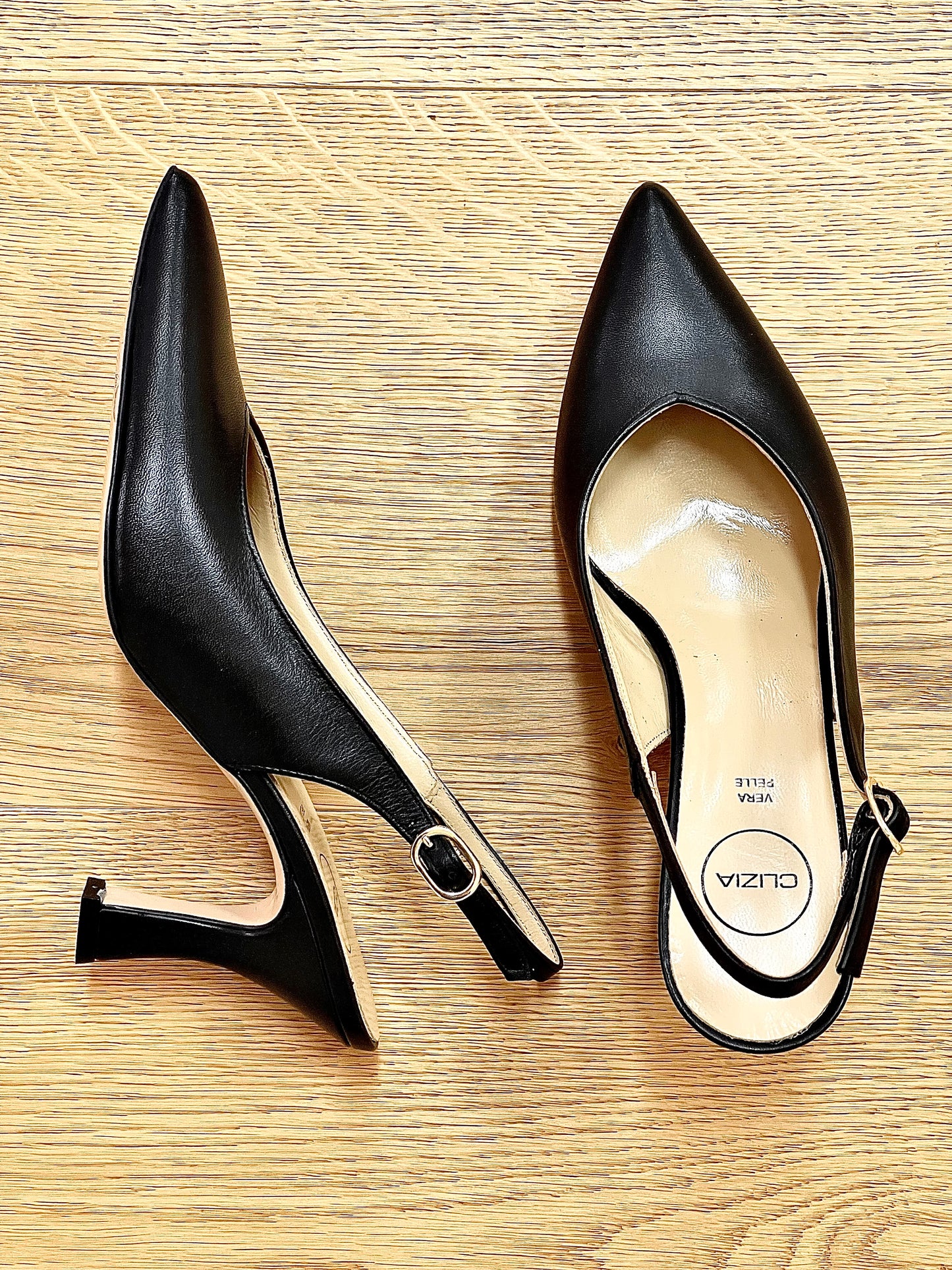 BLACK LEATHER TEBA