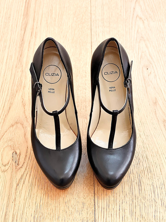 FERNANDA LEATHER BLACK