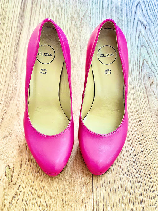 EVEN FUCHSIA LEATHER