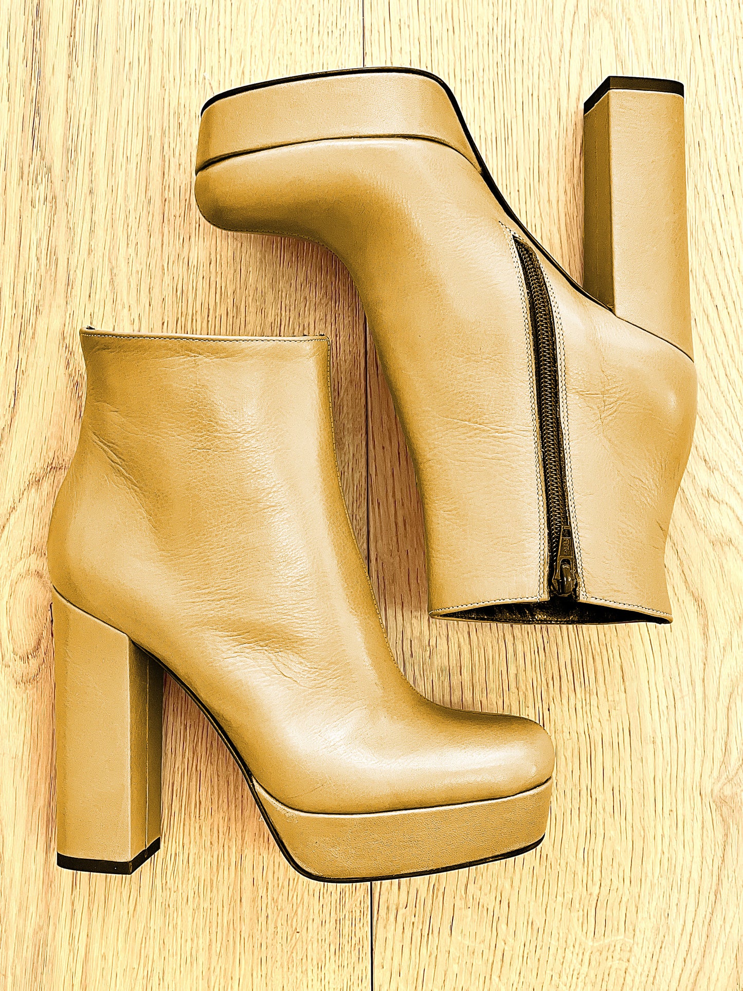 DETROIT LEATHER YELLOW