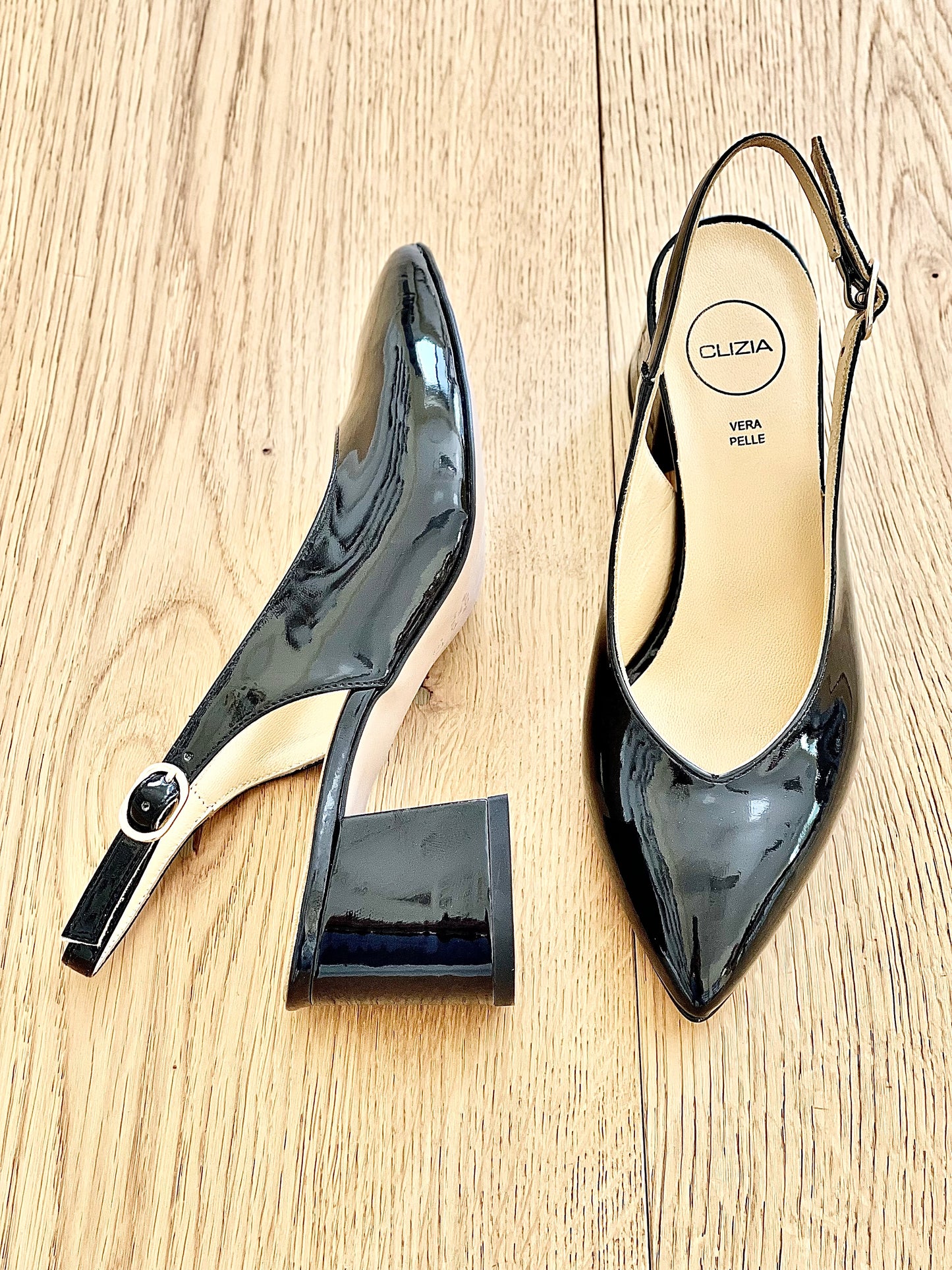 OLGA BLACK PATENT LEATHER