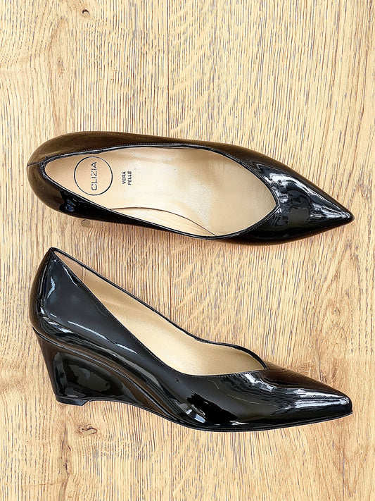 KARLA BLACK PATENT LEATHER