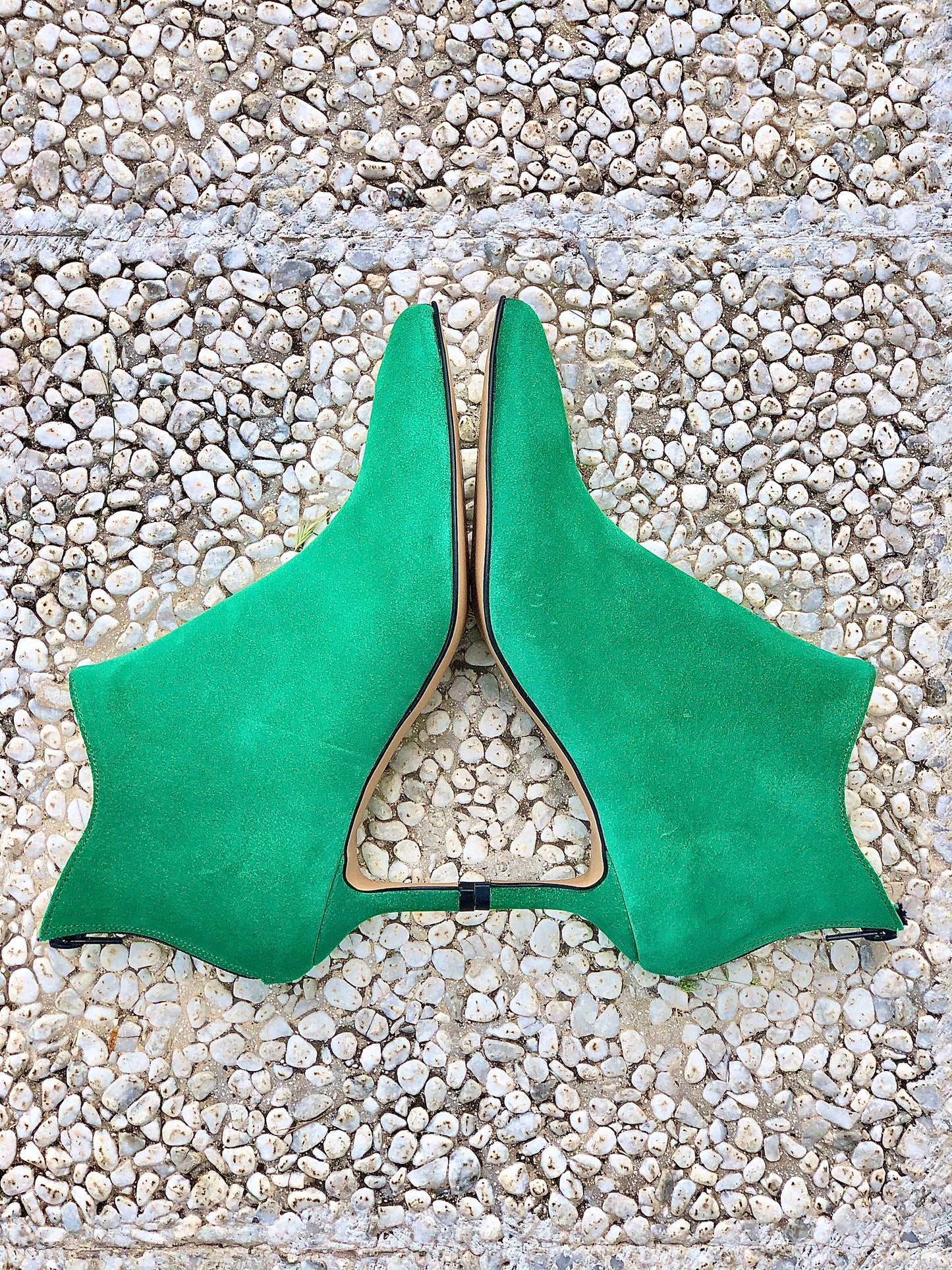 GHITA GREEN SUEDE