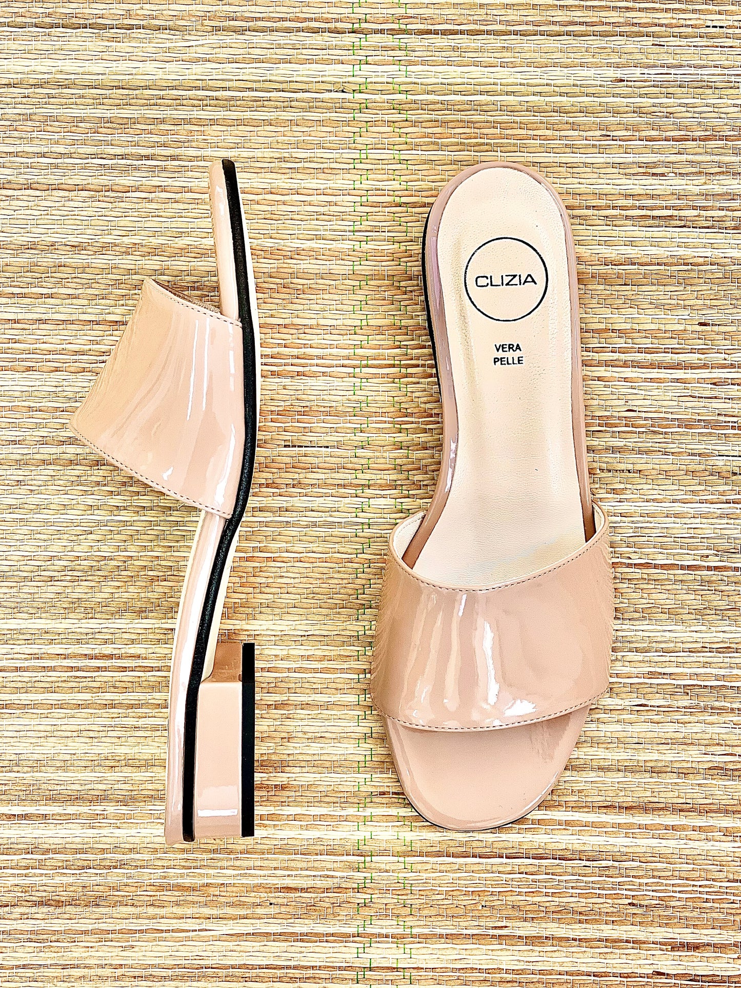 MANHATTAN NUDE PATENT LEATHER