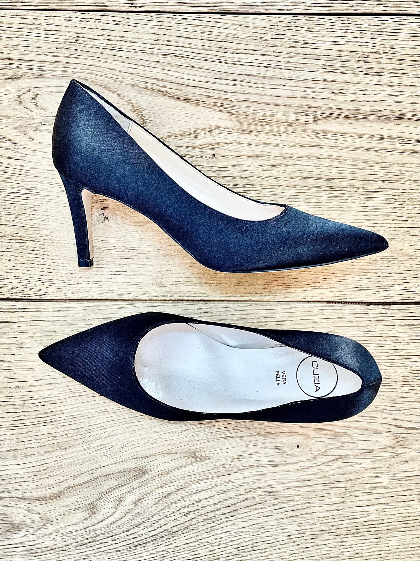 ISA BLACK SATIN