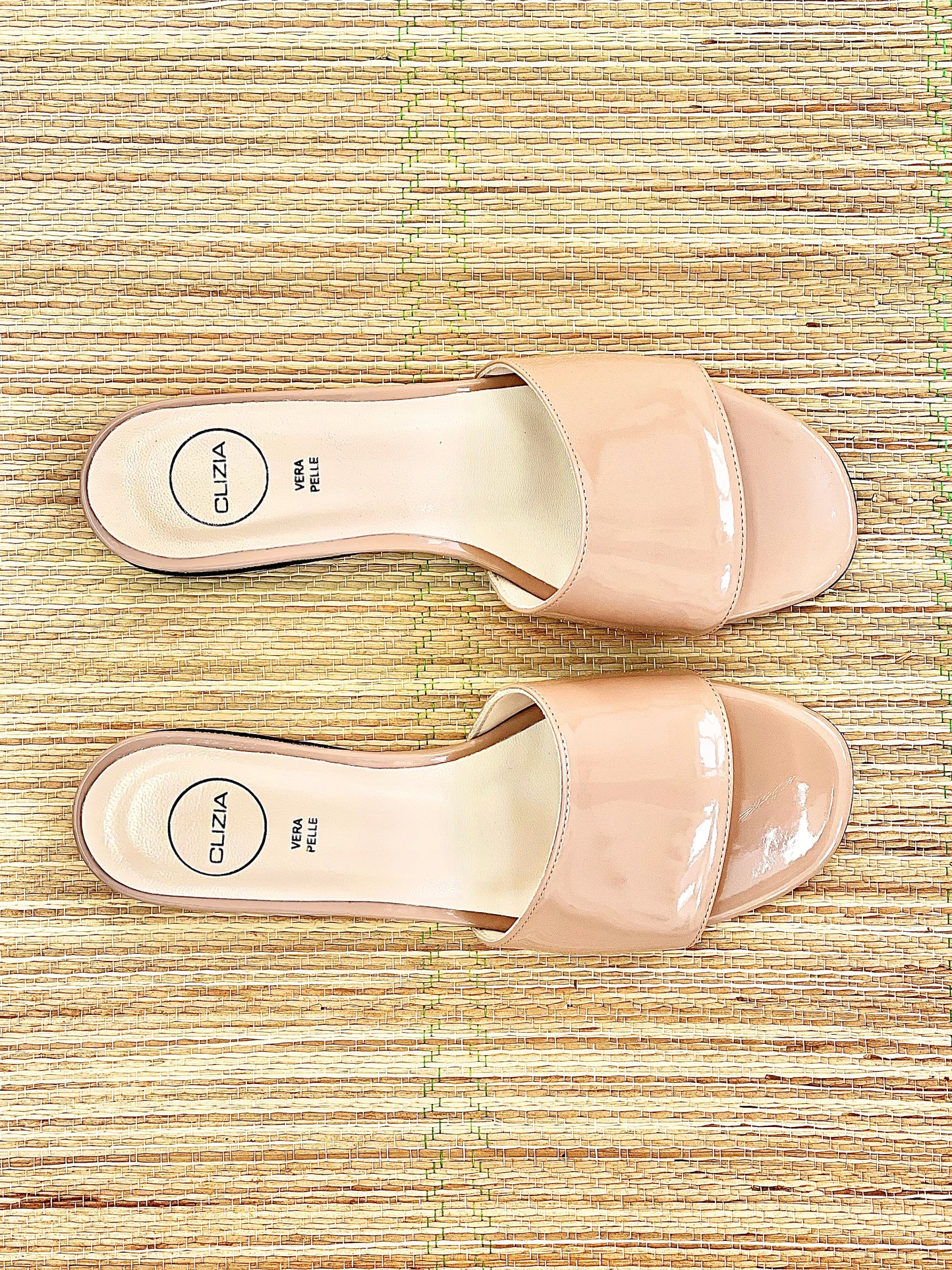 MANHATTAN NUDE PATENT LEATHER