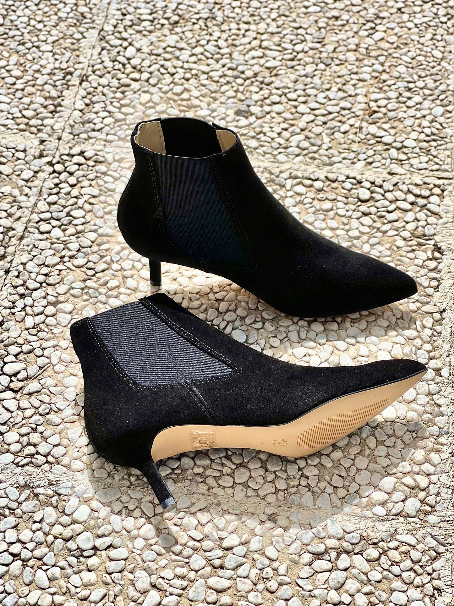 WILMA BLACK SUEDE