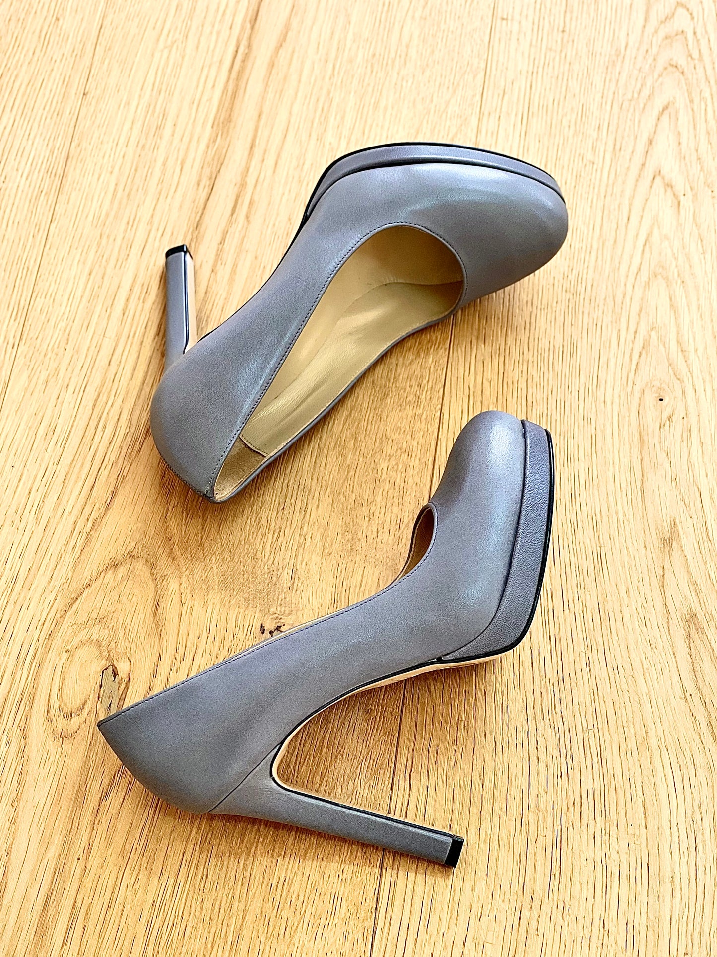 ANNA LEATHER GRAY