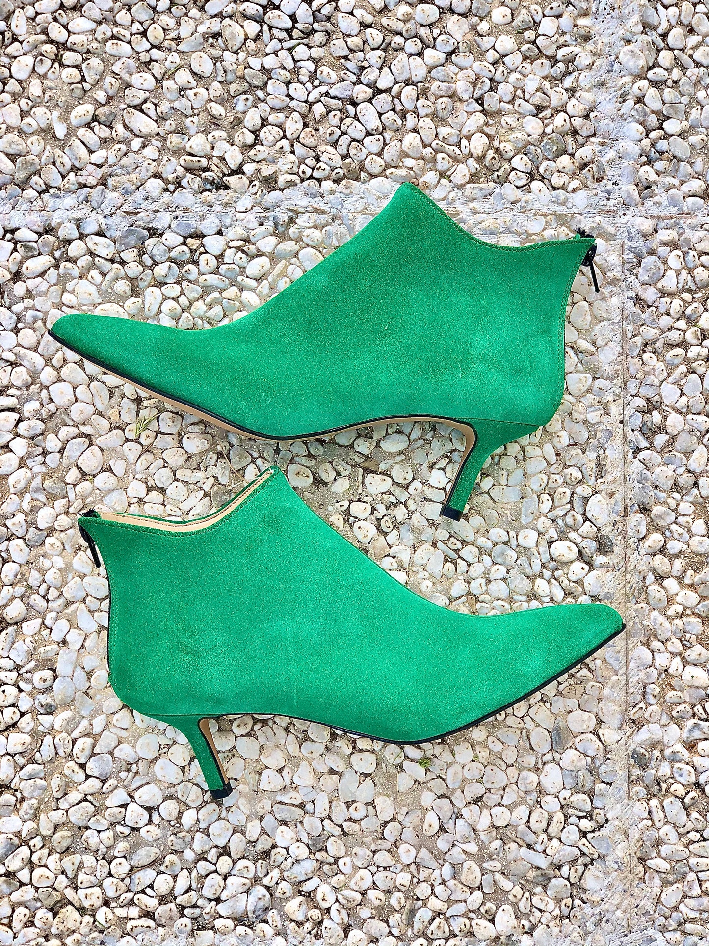 GHITA GREEN SUEDE