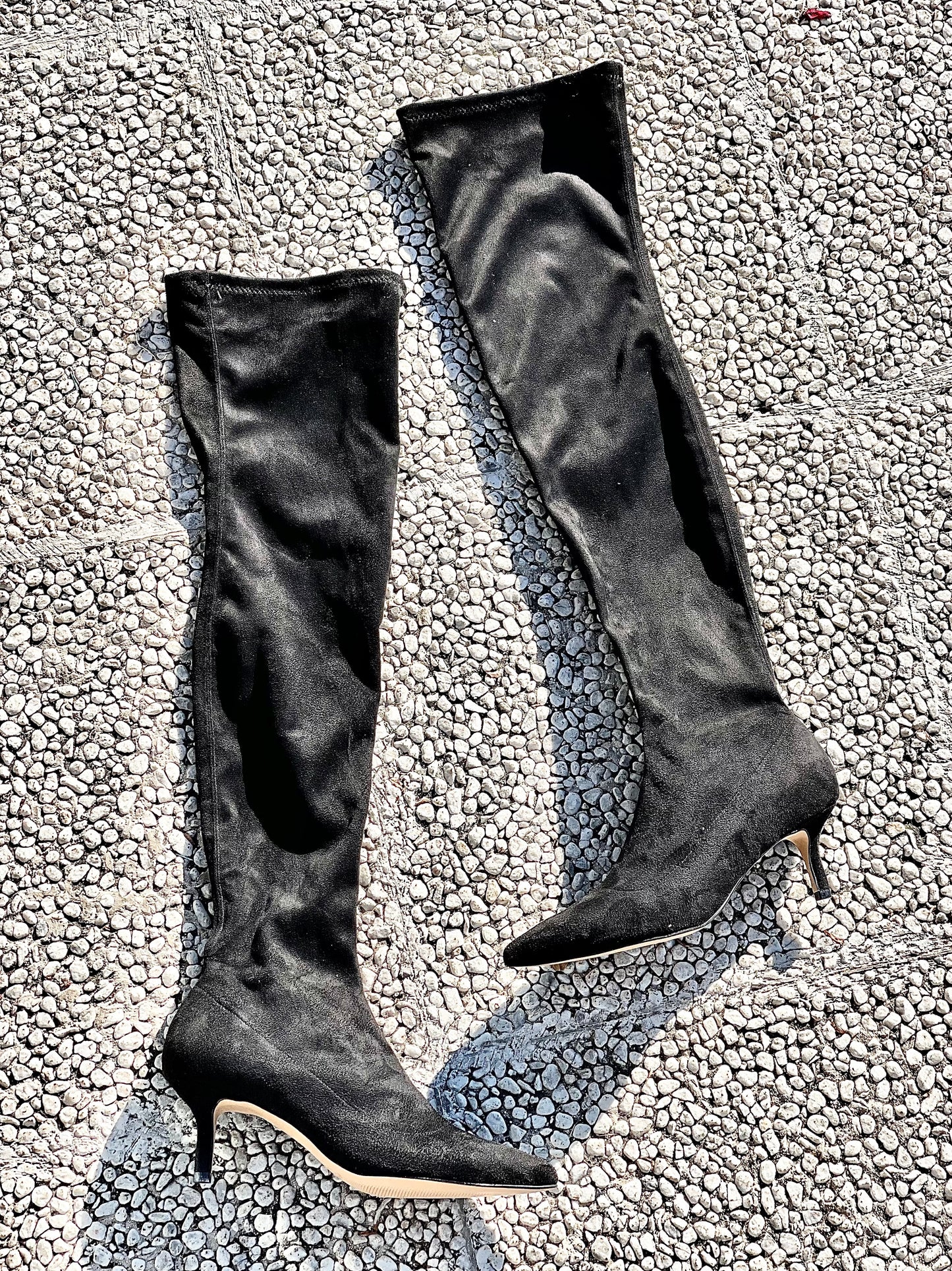 JAMAL BLACK SUEDE