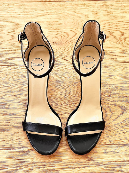 MARTINA LEATHER BLACK