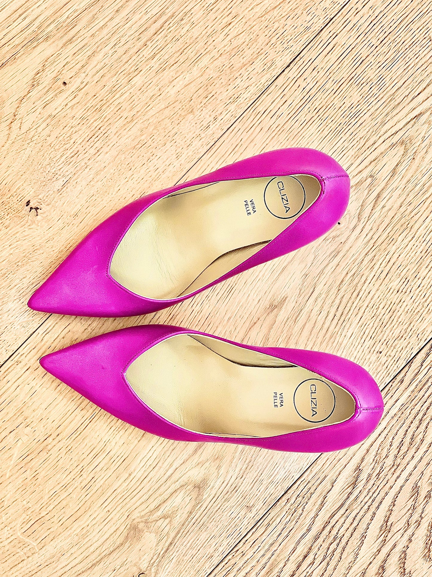 AMALIA LEATHER FUCHSIA