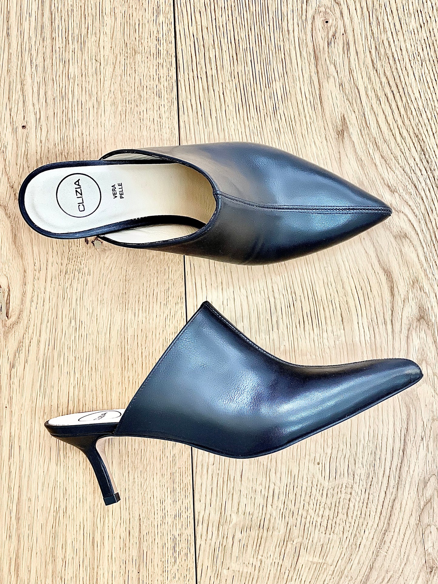 PAMELA LEATHER BLACK