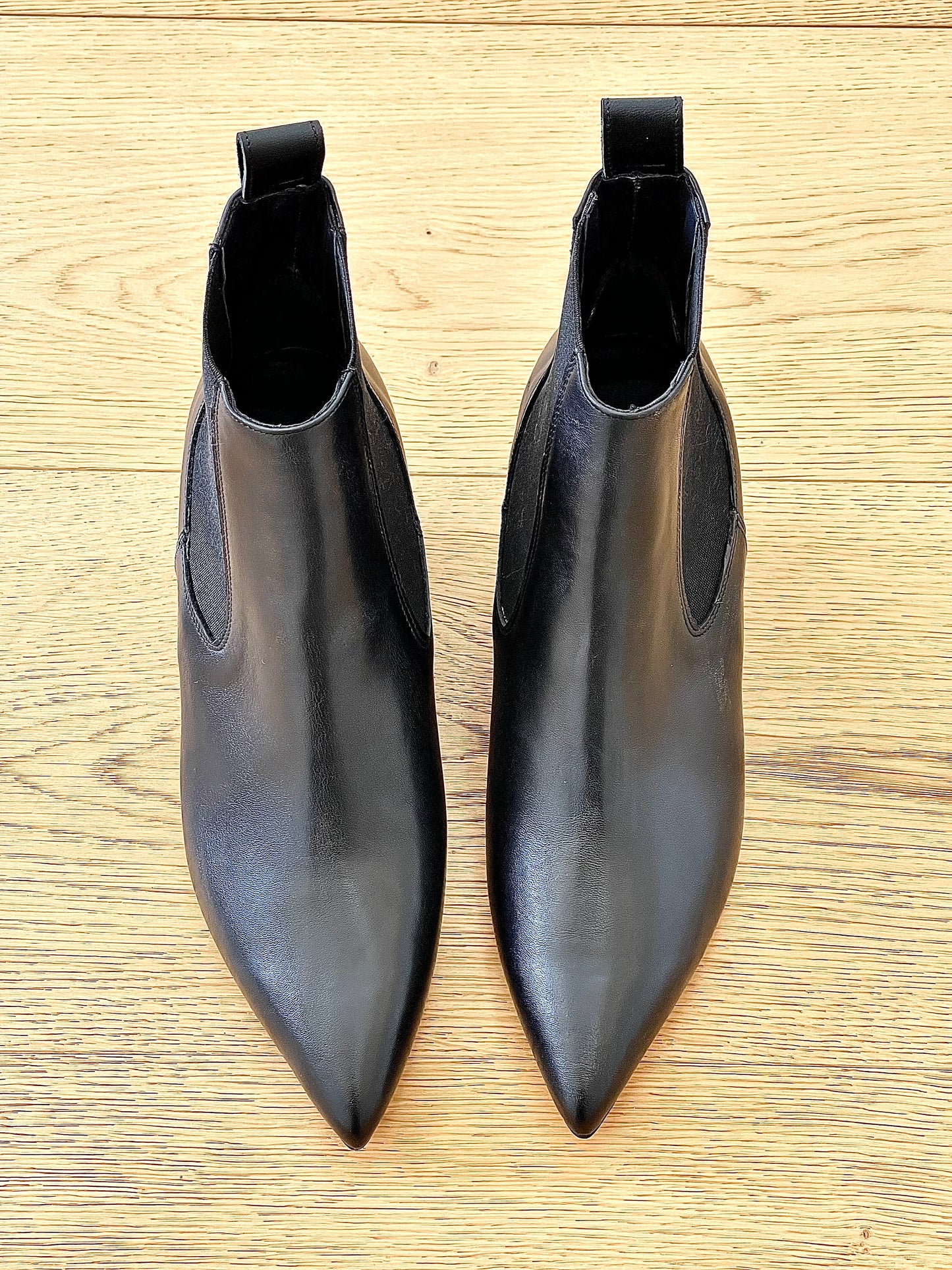 SHADIA LEATHER BLACK