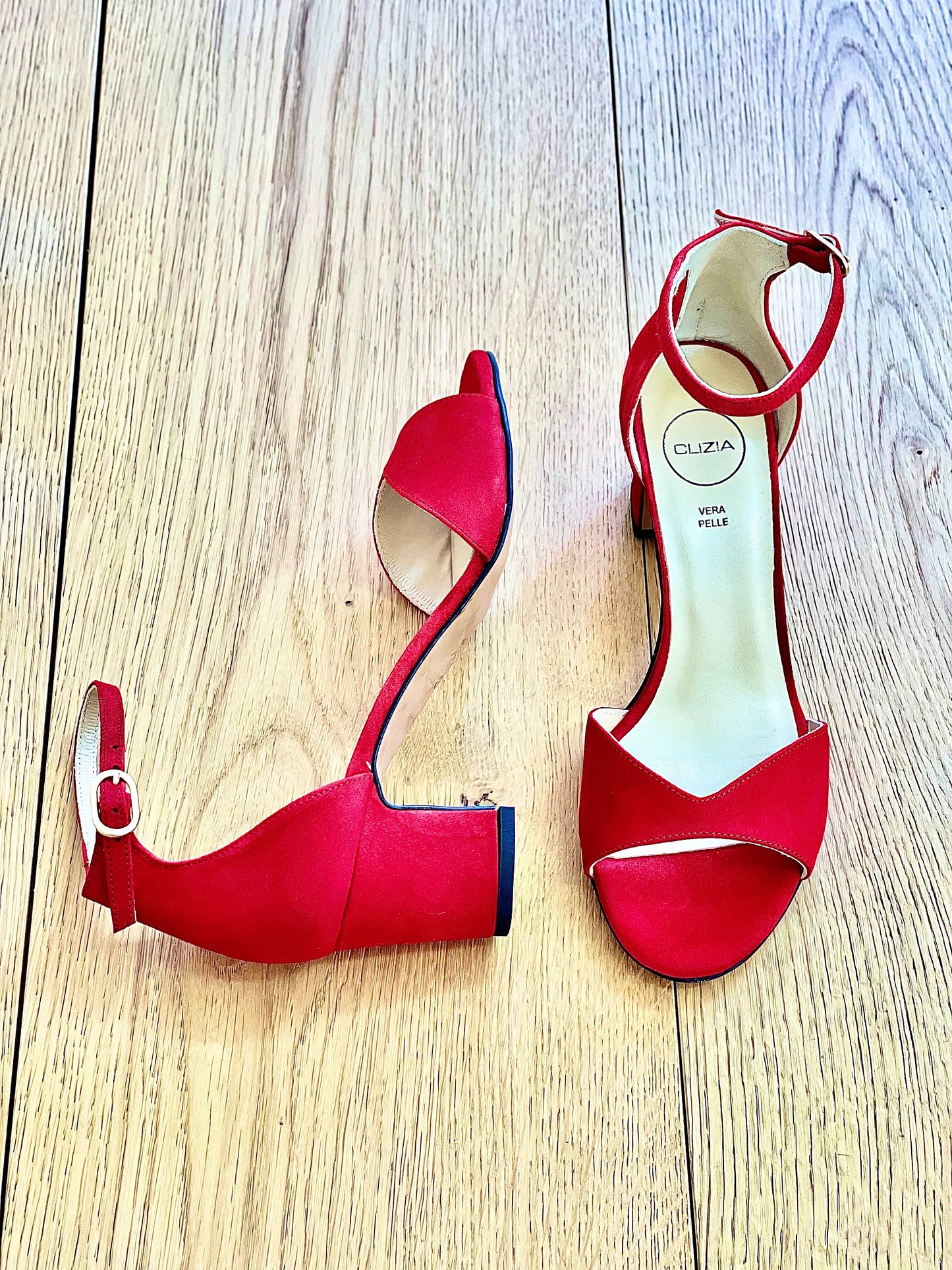 SCARLETT RED SUEDE