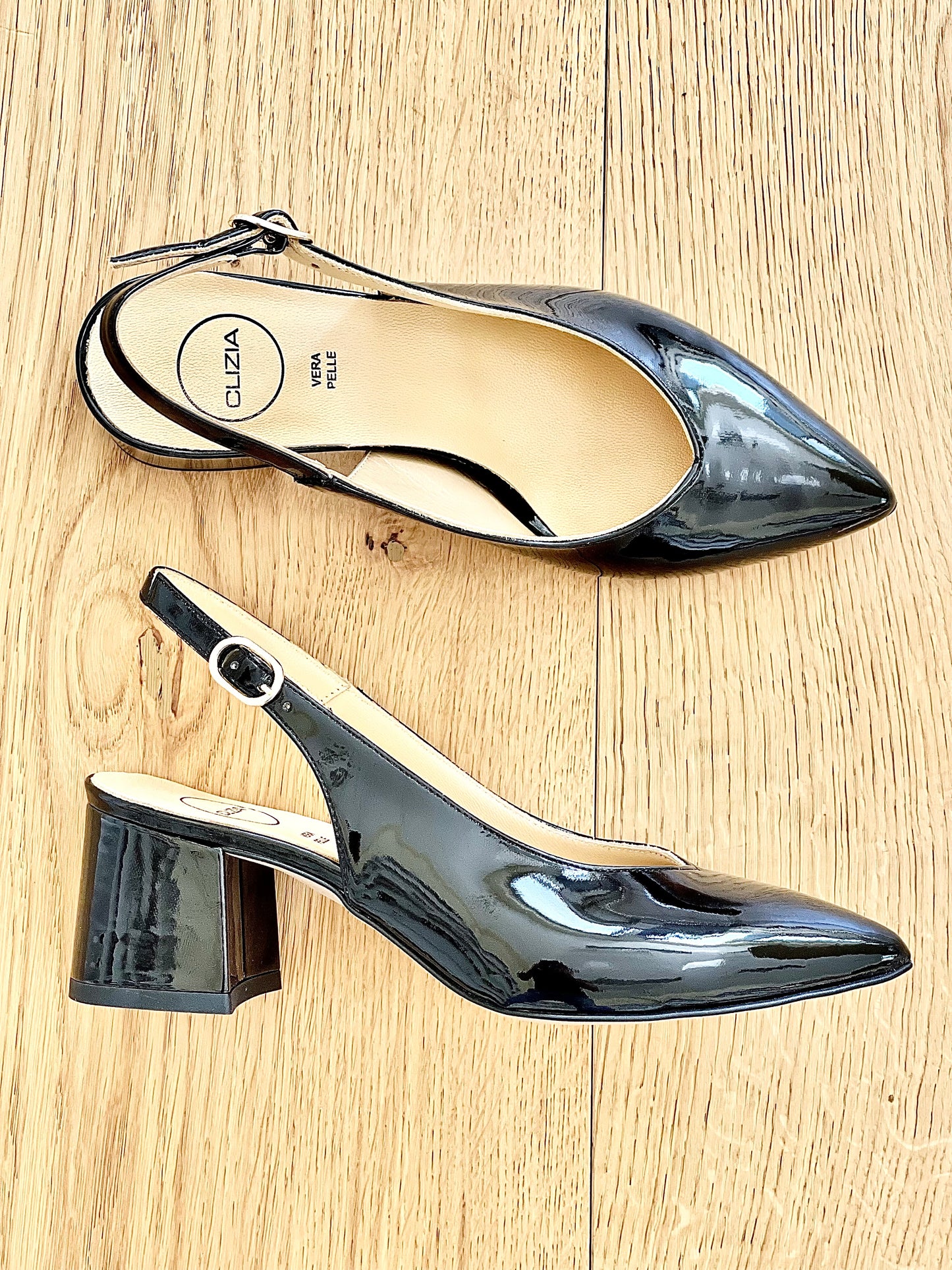 OLGA BLACK PATENT LEATHER