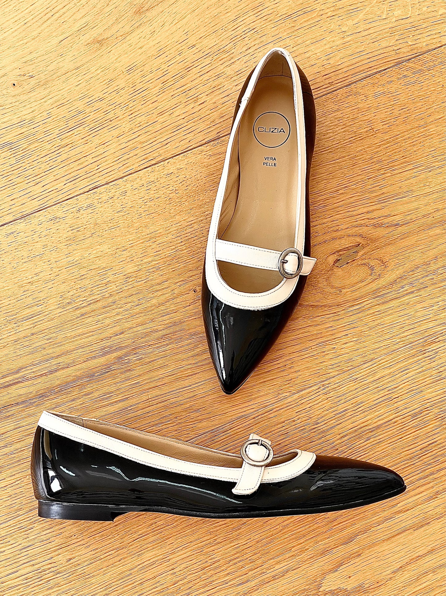 GARY BLACK PATENT LEATHER