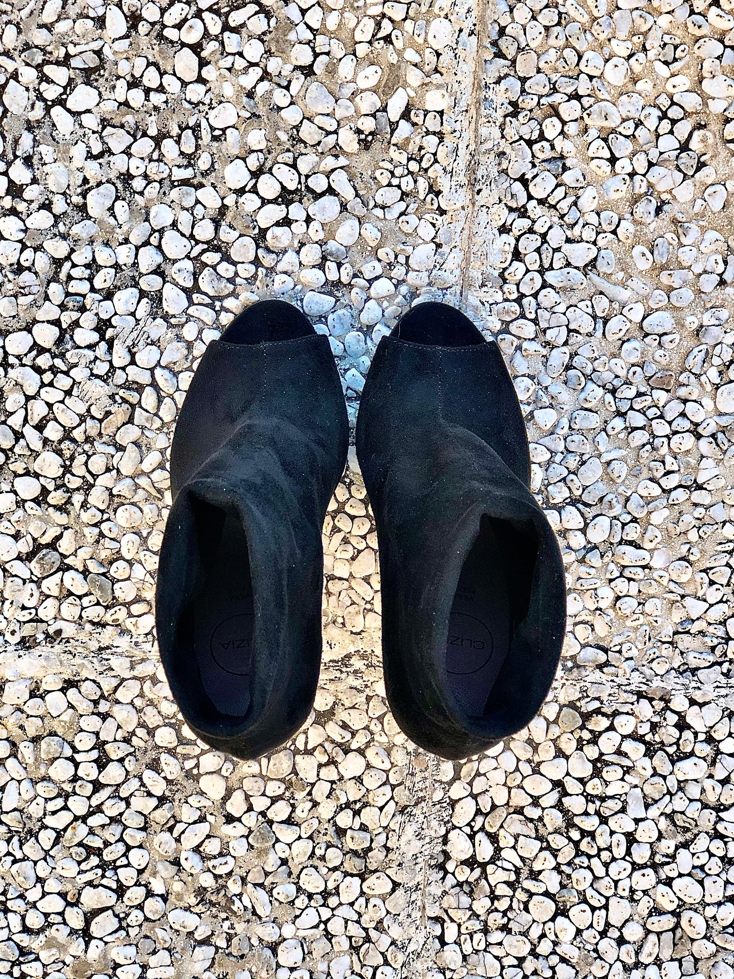 MAUVE SUEDE BLACK