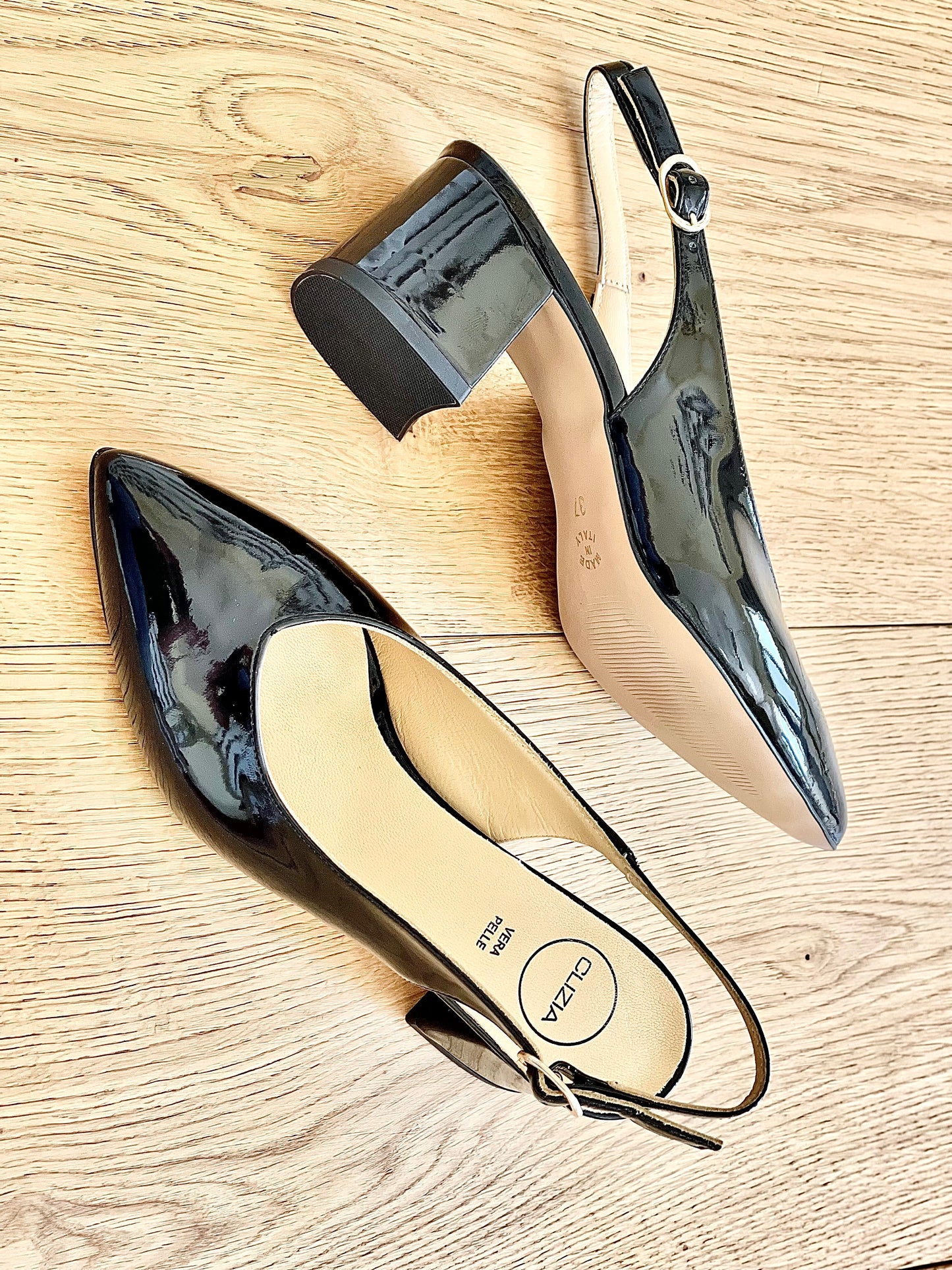 OLGA BLACK PATENT LEATHER