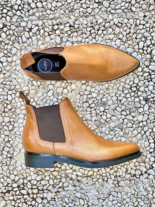 GRESIA LEATHER COGNAC