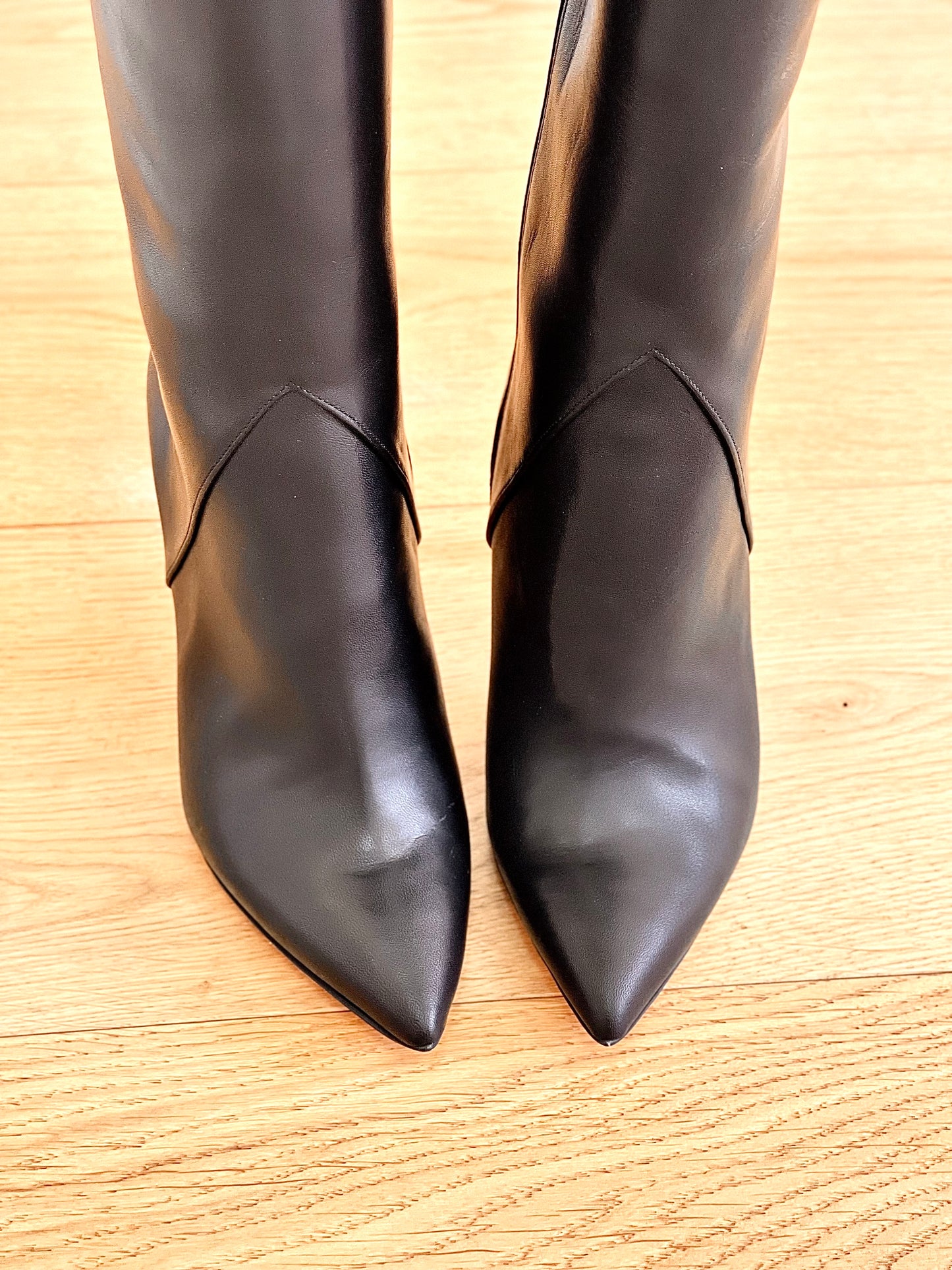 NAJWA LEATHER BLACK