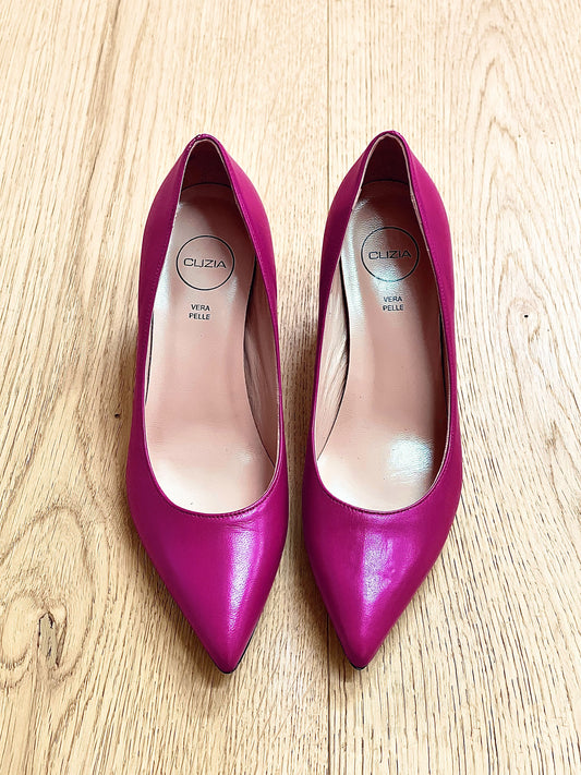 DANCE FUCHSIA LEATHER