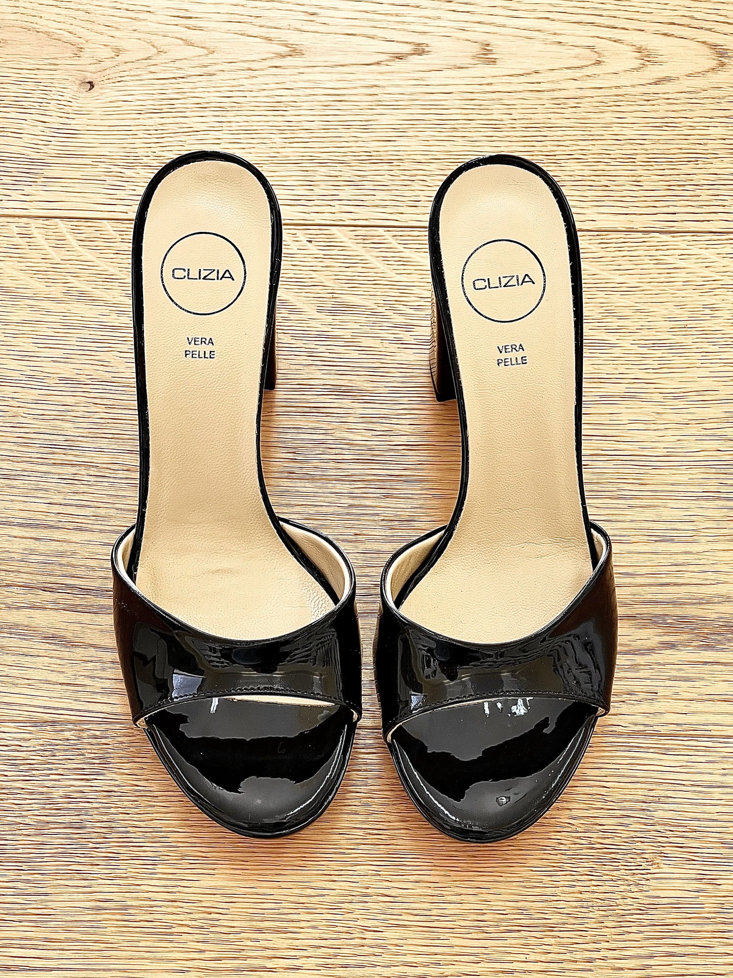 RAQUEL BLACK PATENT LEATHER