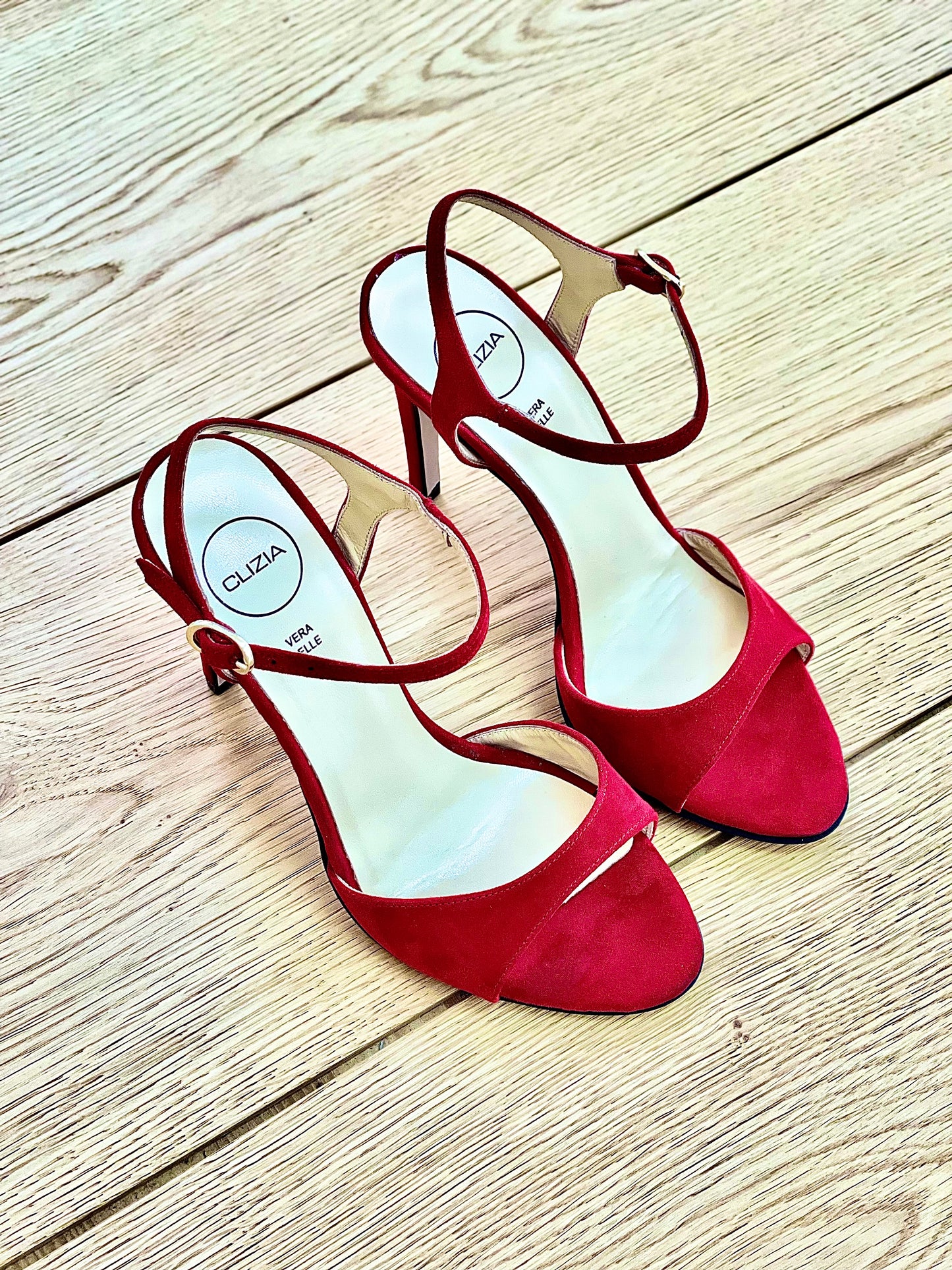 RED SUEDE JODIE