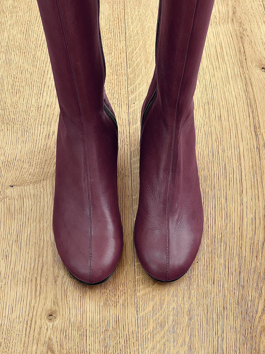 SIERRA BURGUNDY LEATHER