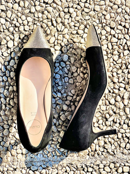 LIGHT SUEDE BLACK/GOLD