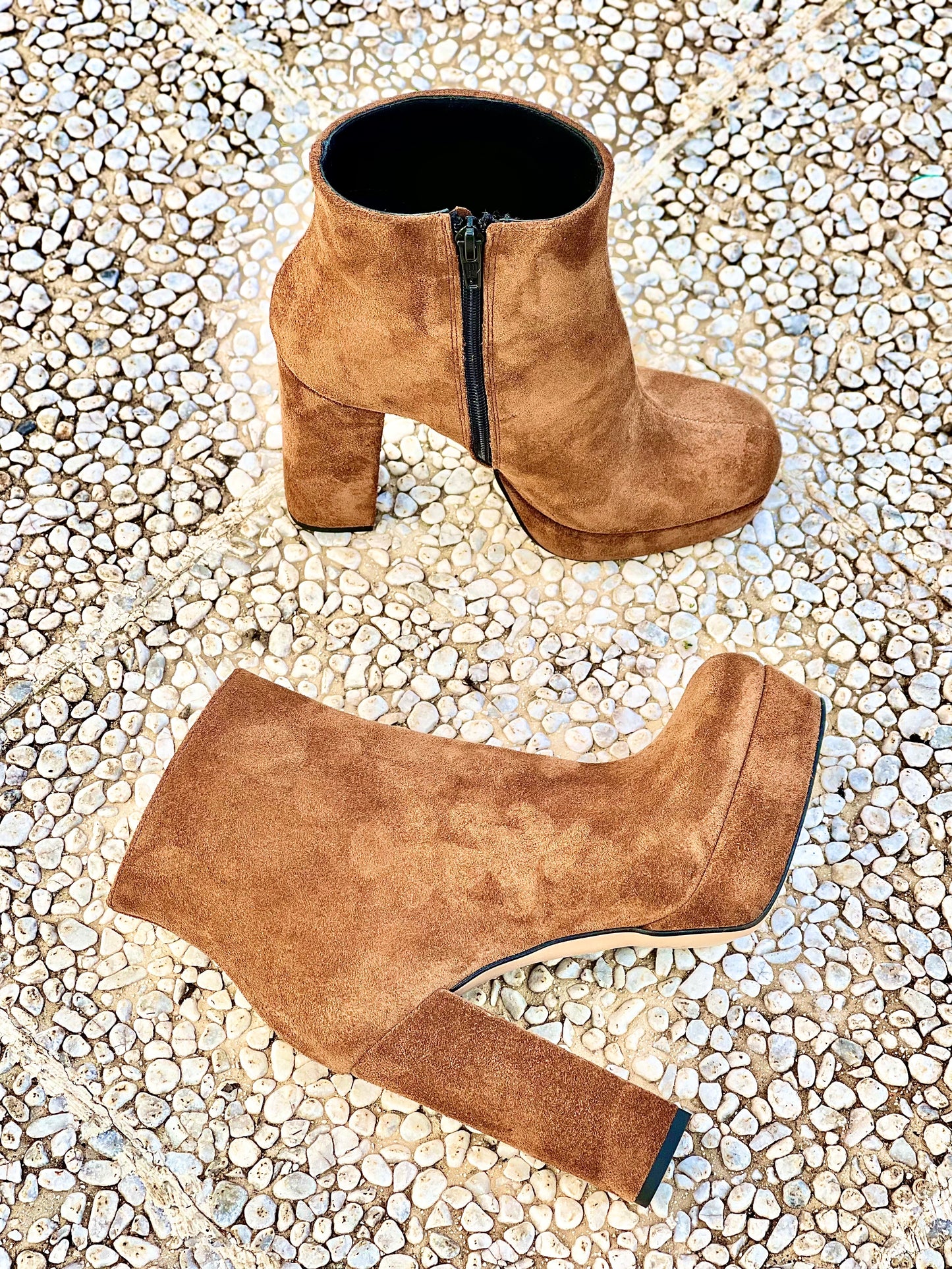 DETROIT SUEDE COGNAC