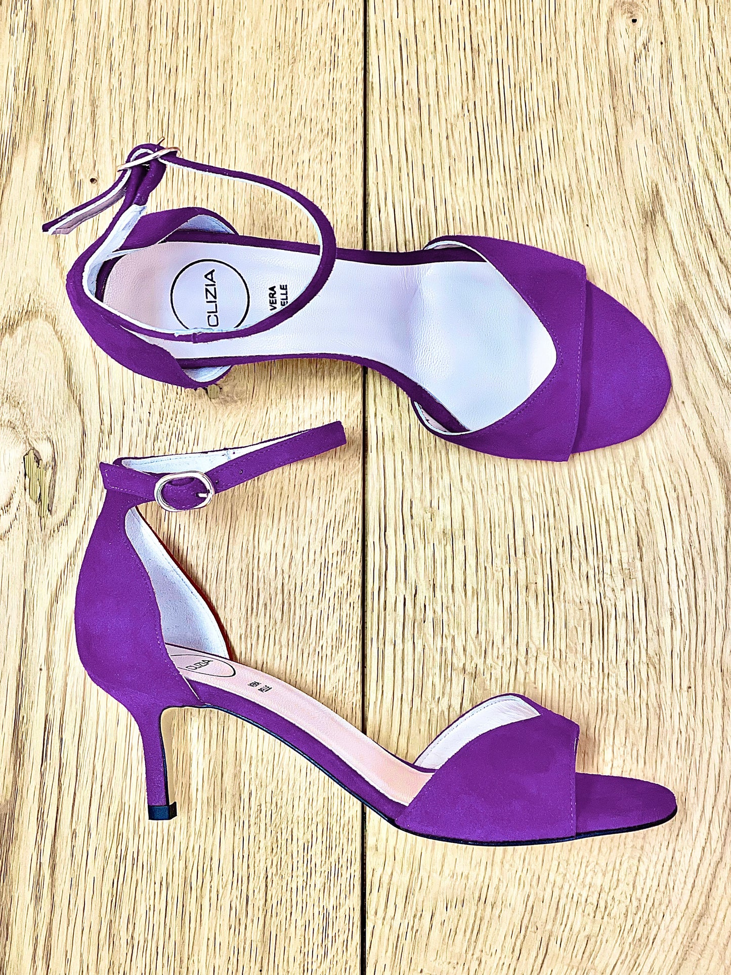 PURPLE SUEDE SHYLA