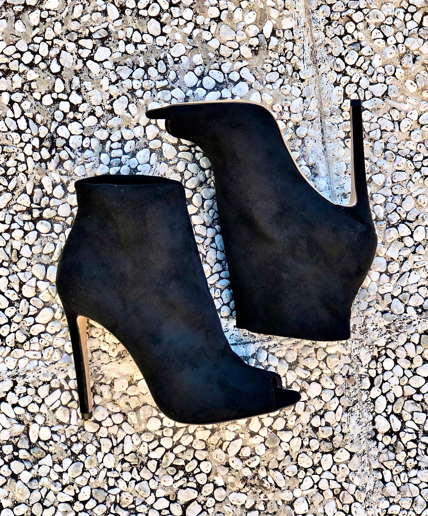 MAUVE SUEDE BLACK
