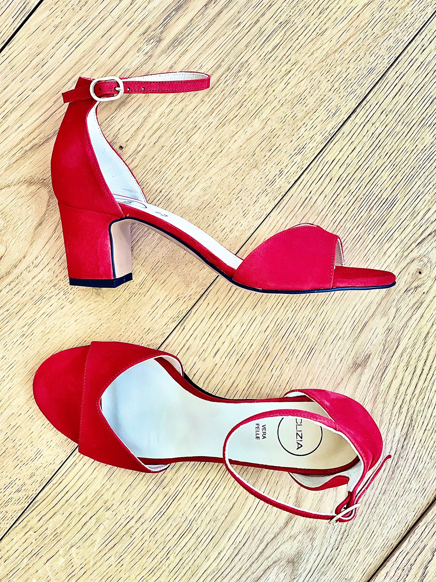 SCARLETT RED SUEDE