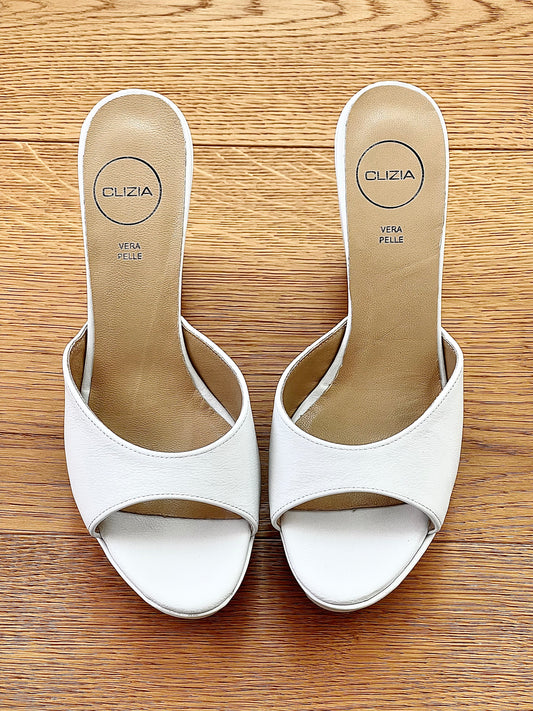 ALLISON LEATHER WHITE