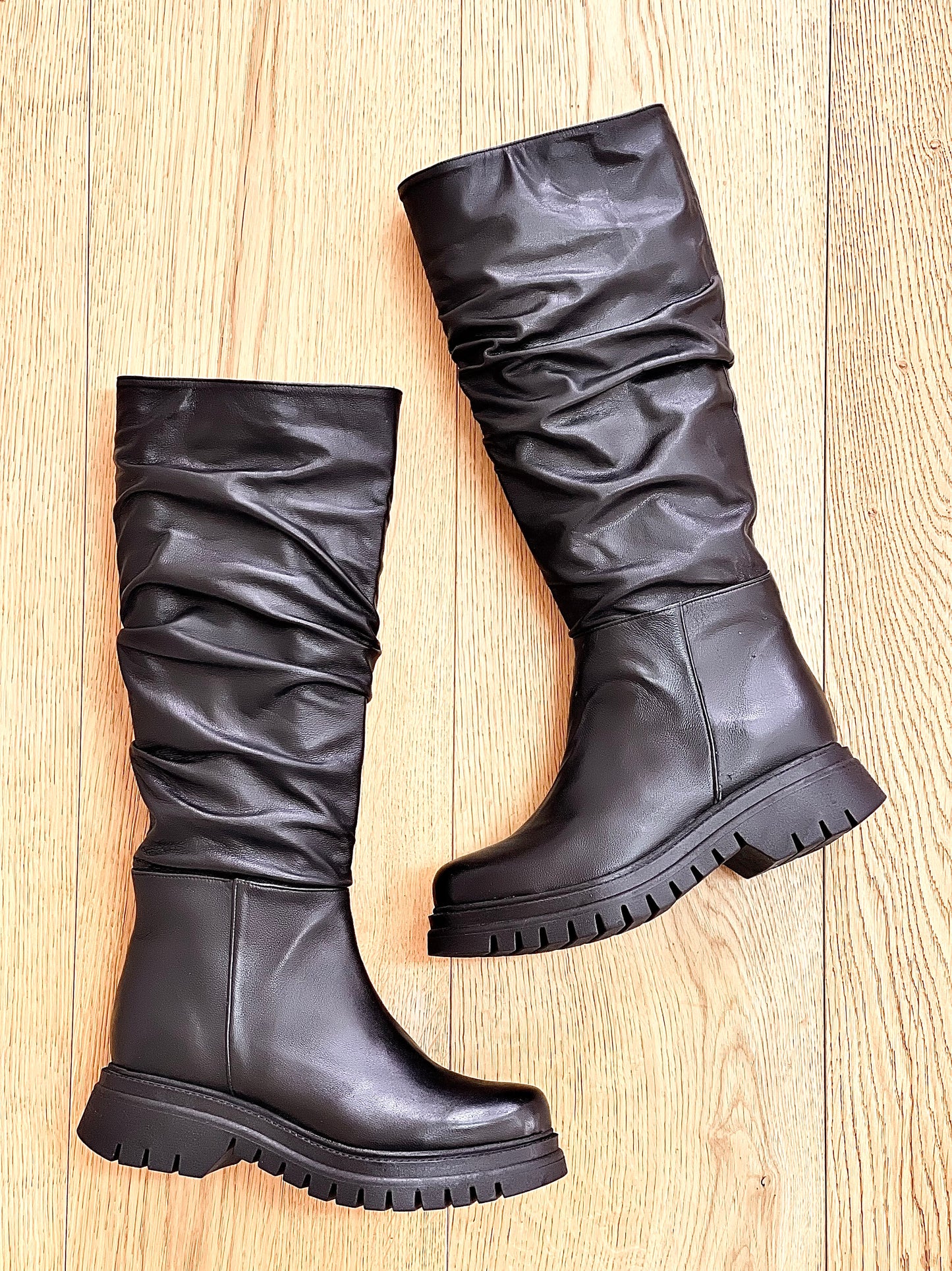 MORGAN LEATHER BLACK