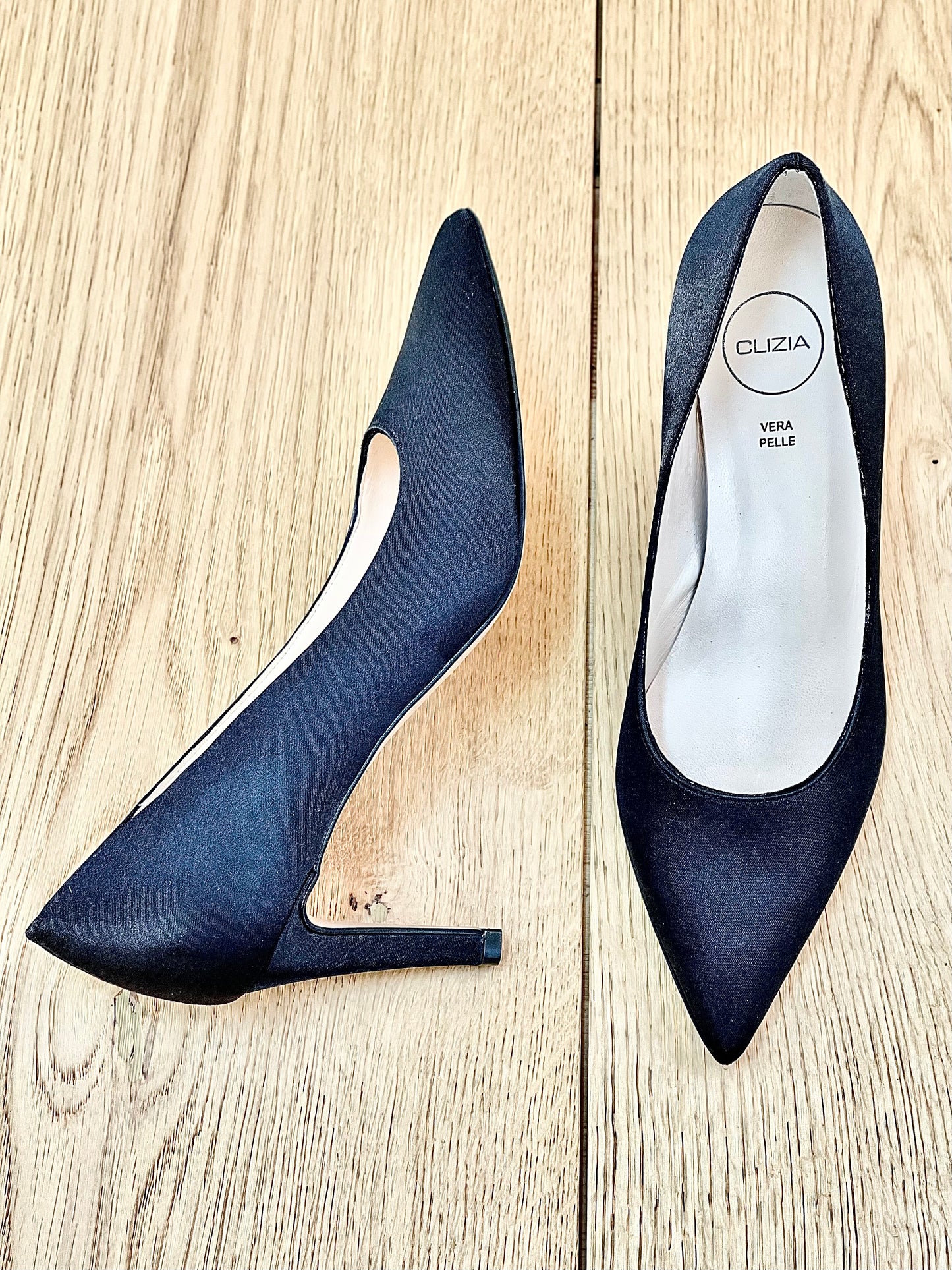 ISA BLACK SATIN
