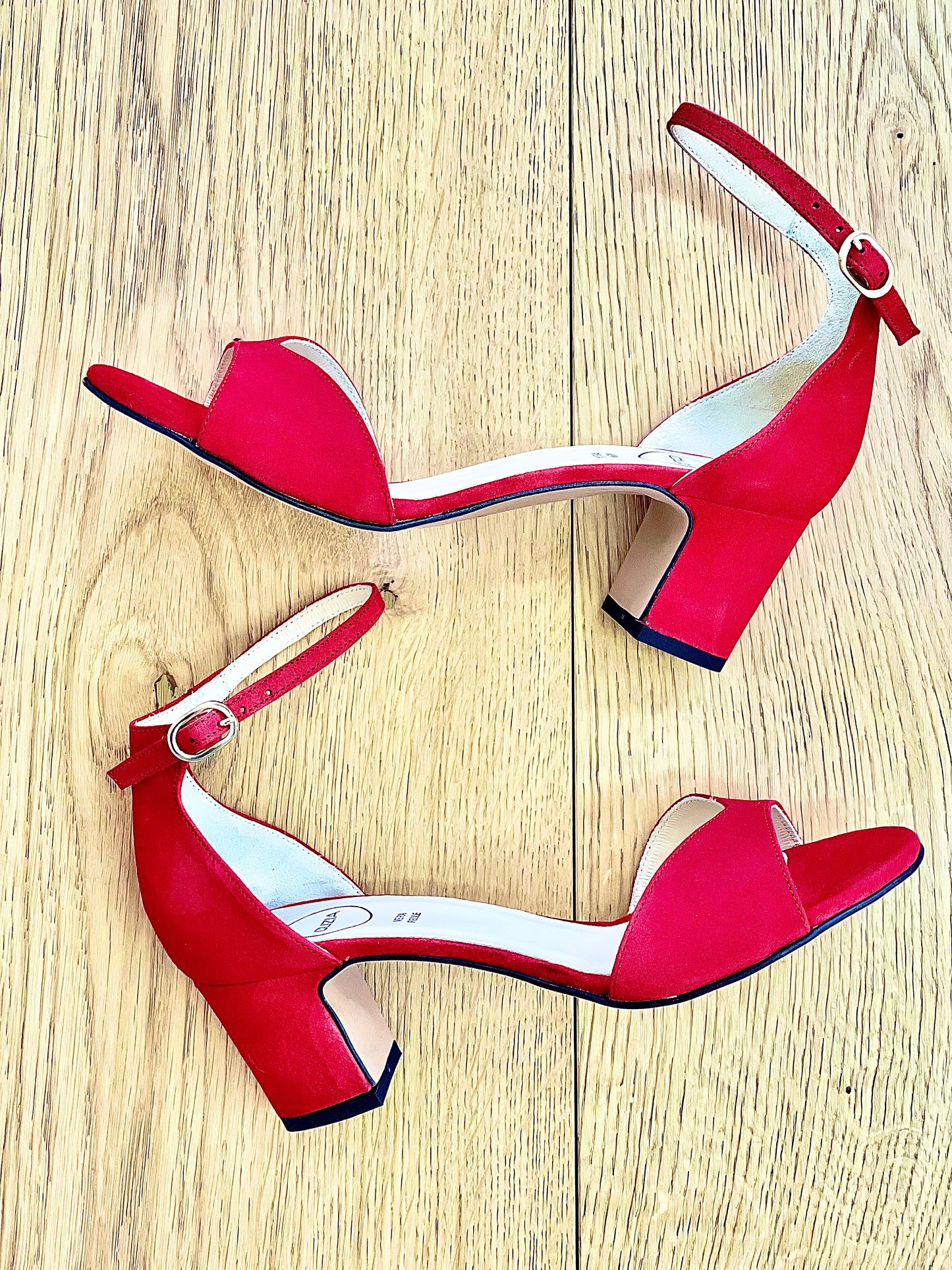 SCARLETT RED SUEDE