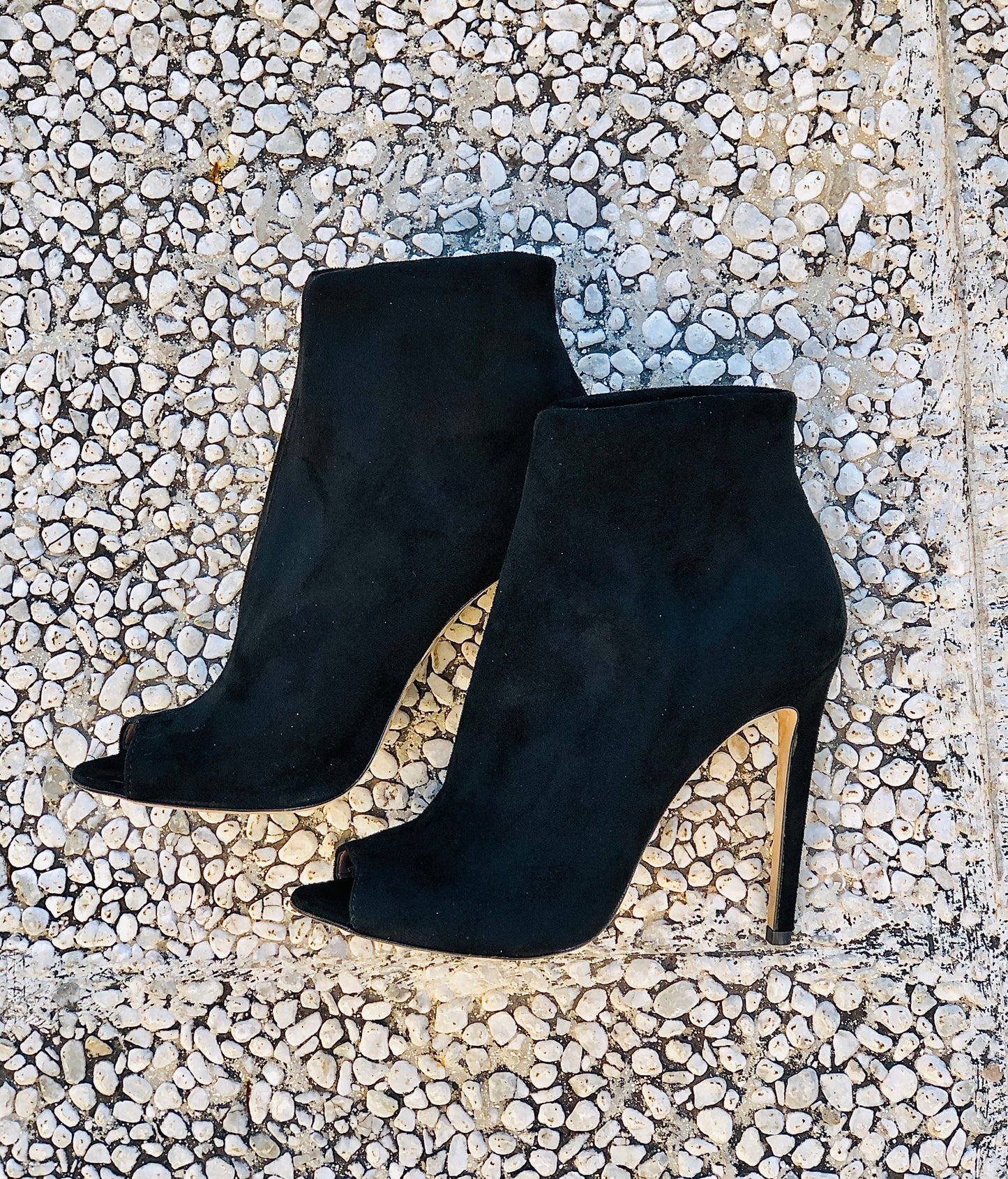 MAUVE SUEDE BLACK