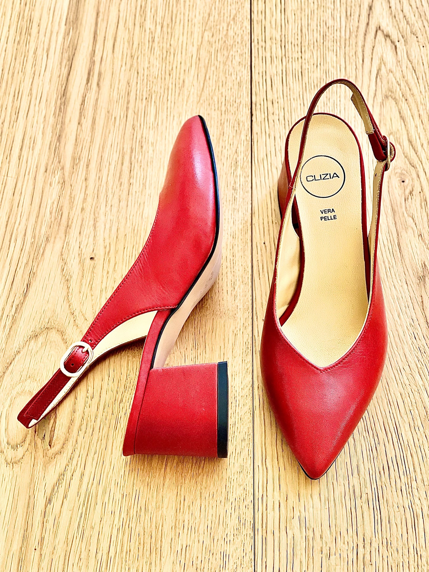 OLGA LEATHER RED