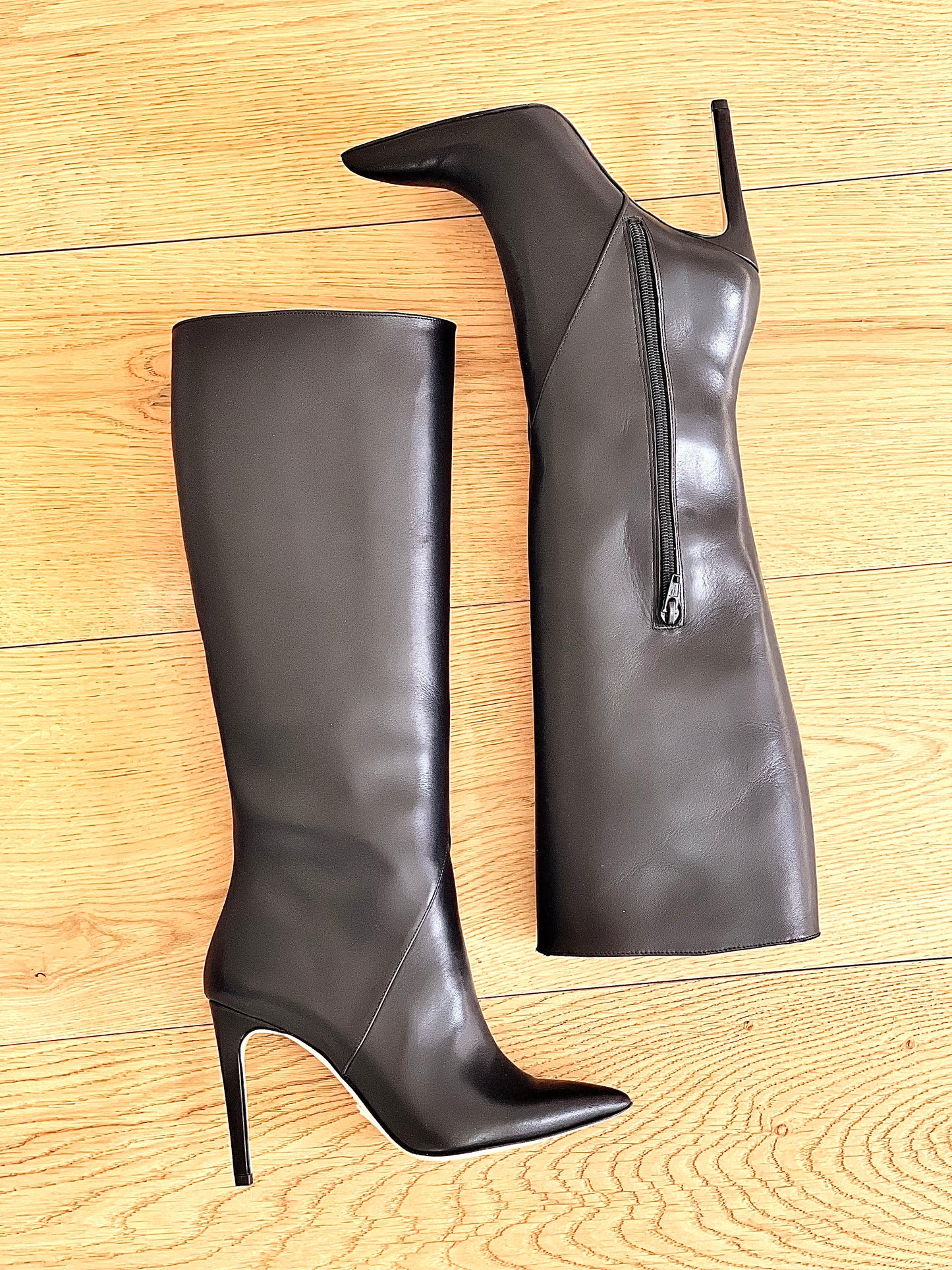 NAJWA LEATHER BLACK