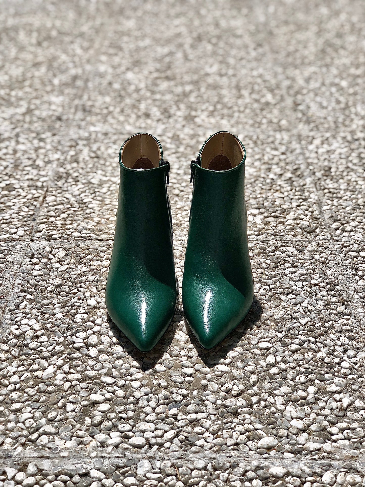 TITTY GREEN LEATHER
