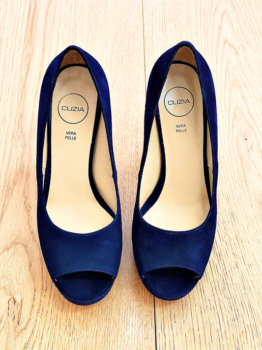 IRINA BLUE SUEDE
