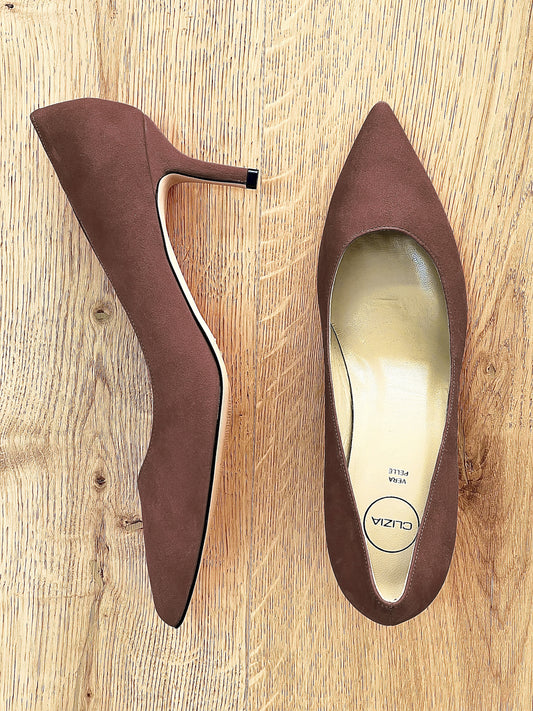 GAIA BROWN SUEDE