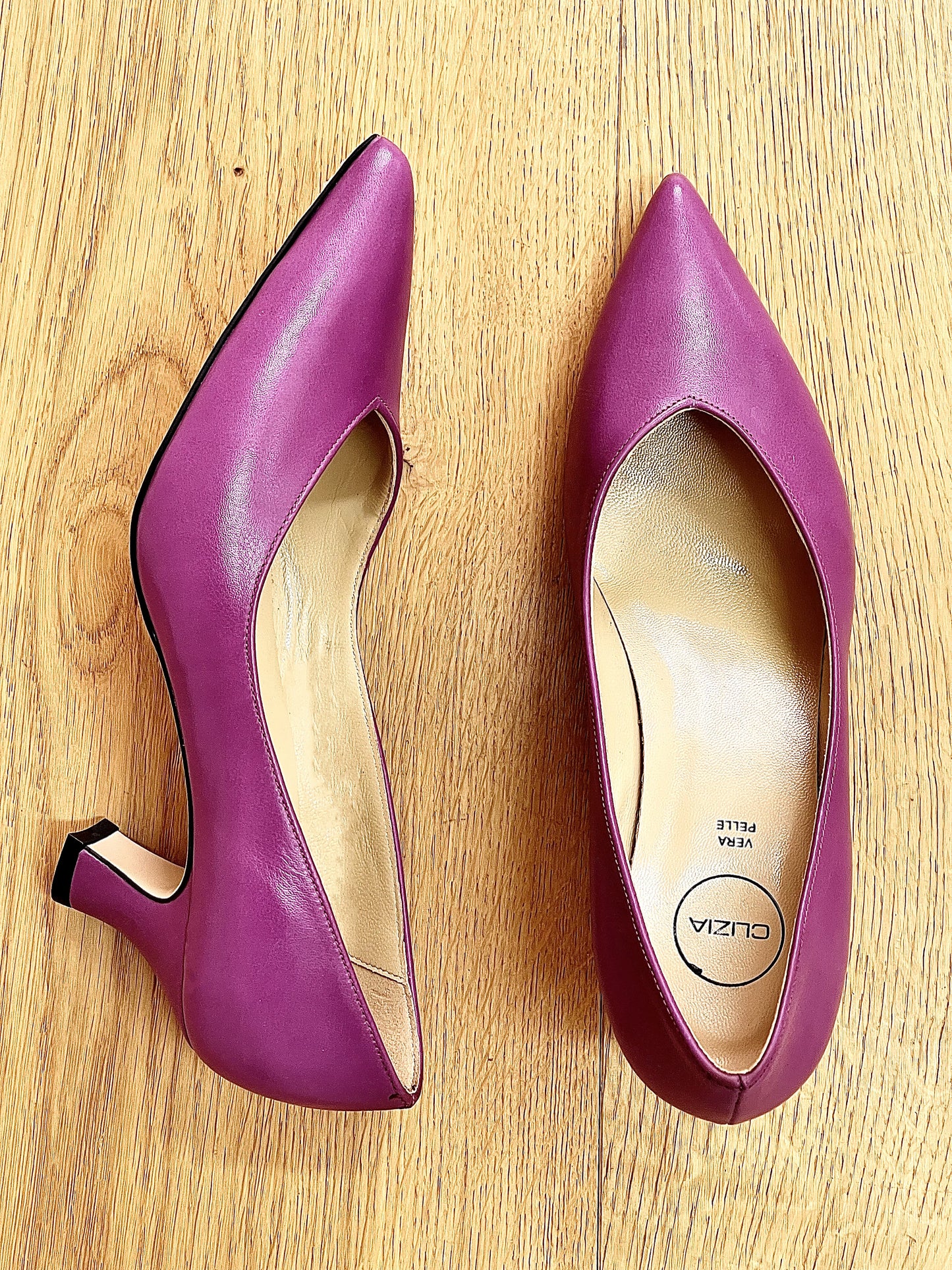 JENNA FUCHSIA LEATHER